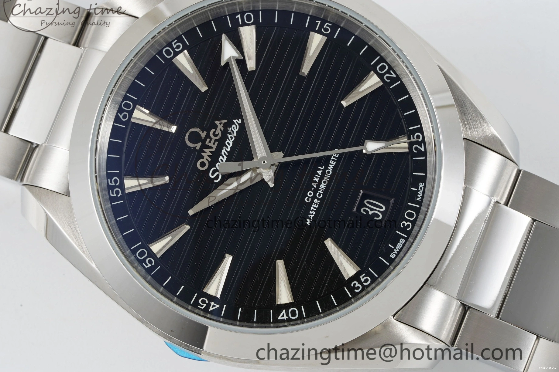 1227 MultiPurpose Aqua Terra 150M SS JQK 1:1 Best Edition Black Dial SS Hand on SS Bracelet A 7833